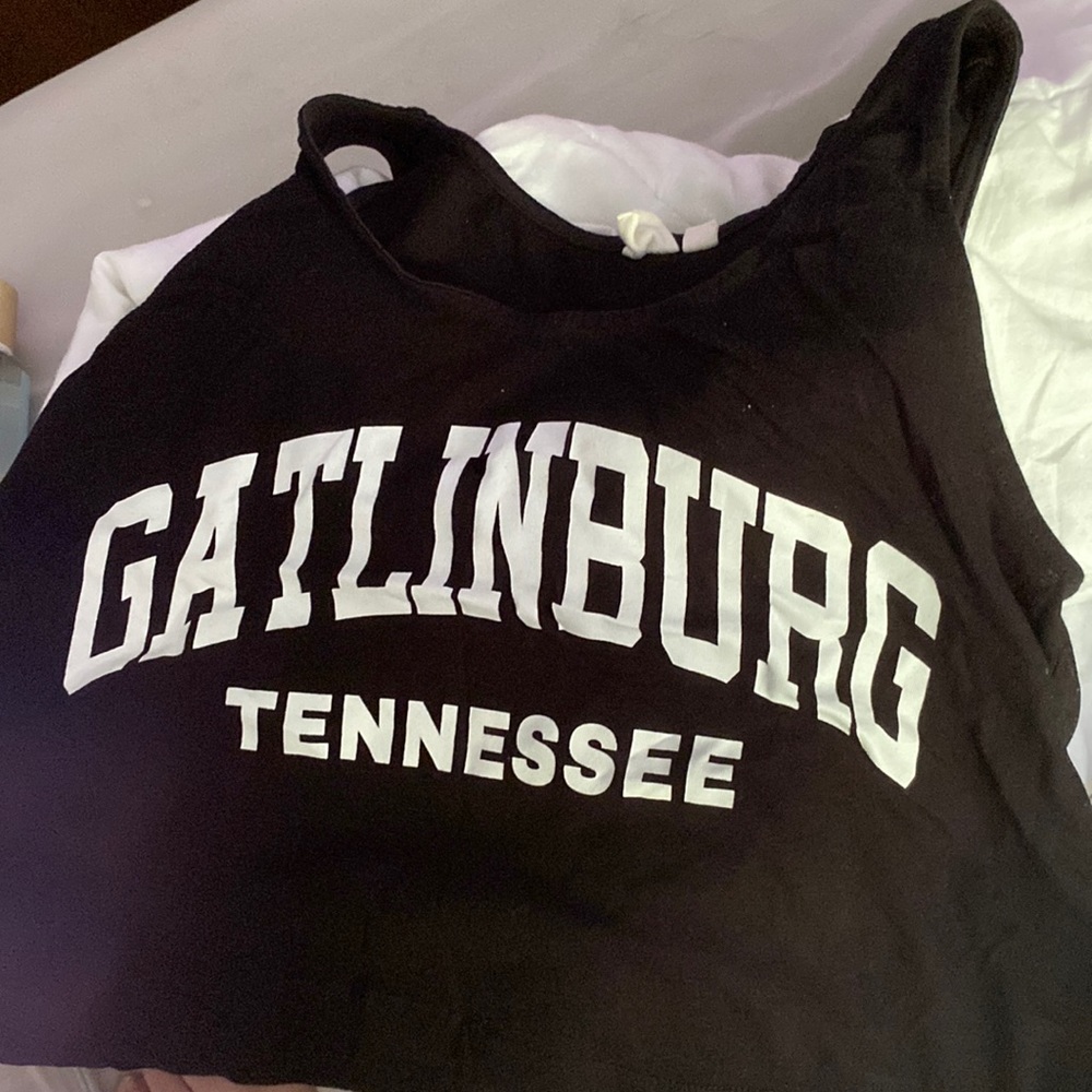 Gatlinburg cropped tank